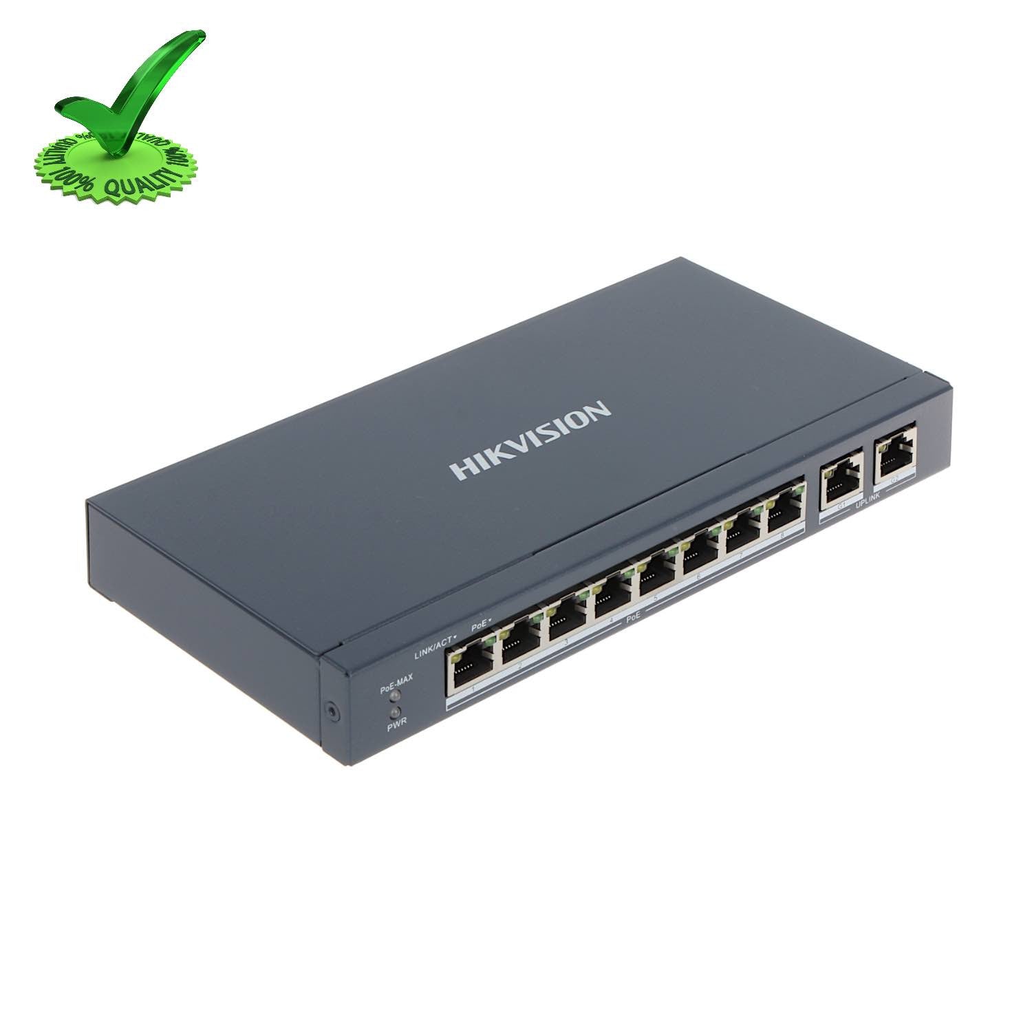 Hikvision DS-3E0310P-E/M 8-Port Unmanaged PoE Switch Hikvision DS-3E0310P-E/M 8-Port Unmanaged PoE Switch